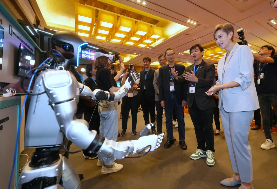 Physical AI Booth at ST Engineering InnoTech Conference 2025